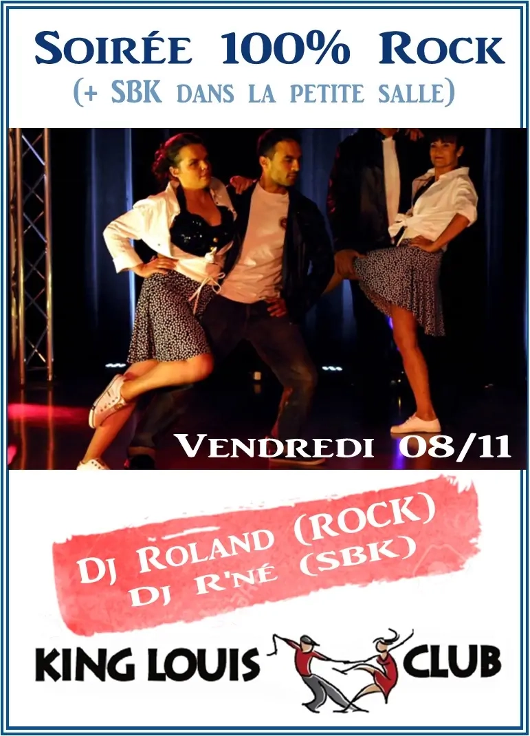 Soirée 100% ROCK (+1 salle SBK)