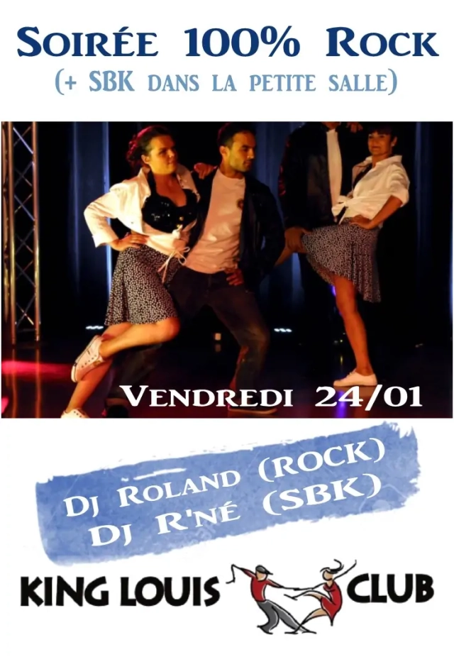 Soirée 100% ROCK (+1 salle SBK)