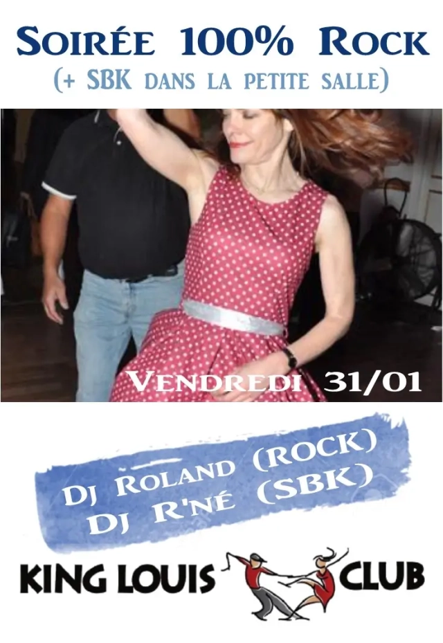 Soirée 100% ROCK (+1 salle SBK)