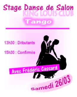 Stage de Tango avec Frédéric Cassard